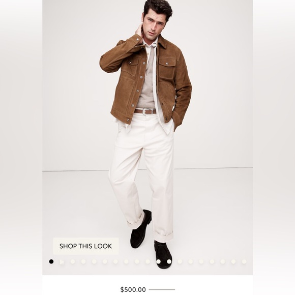 Banana republic leather jacket - Picture 2 of 10